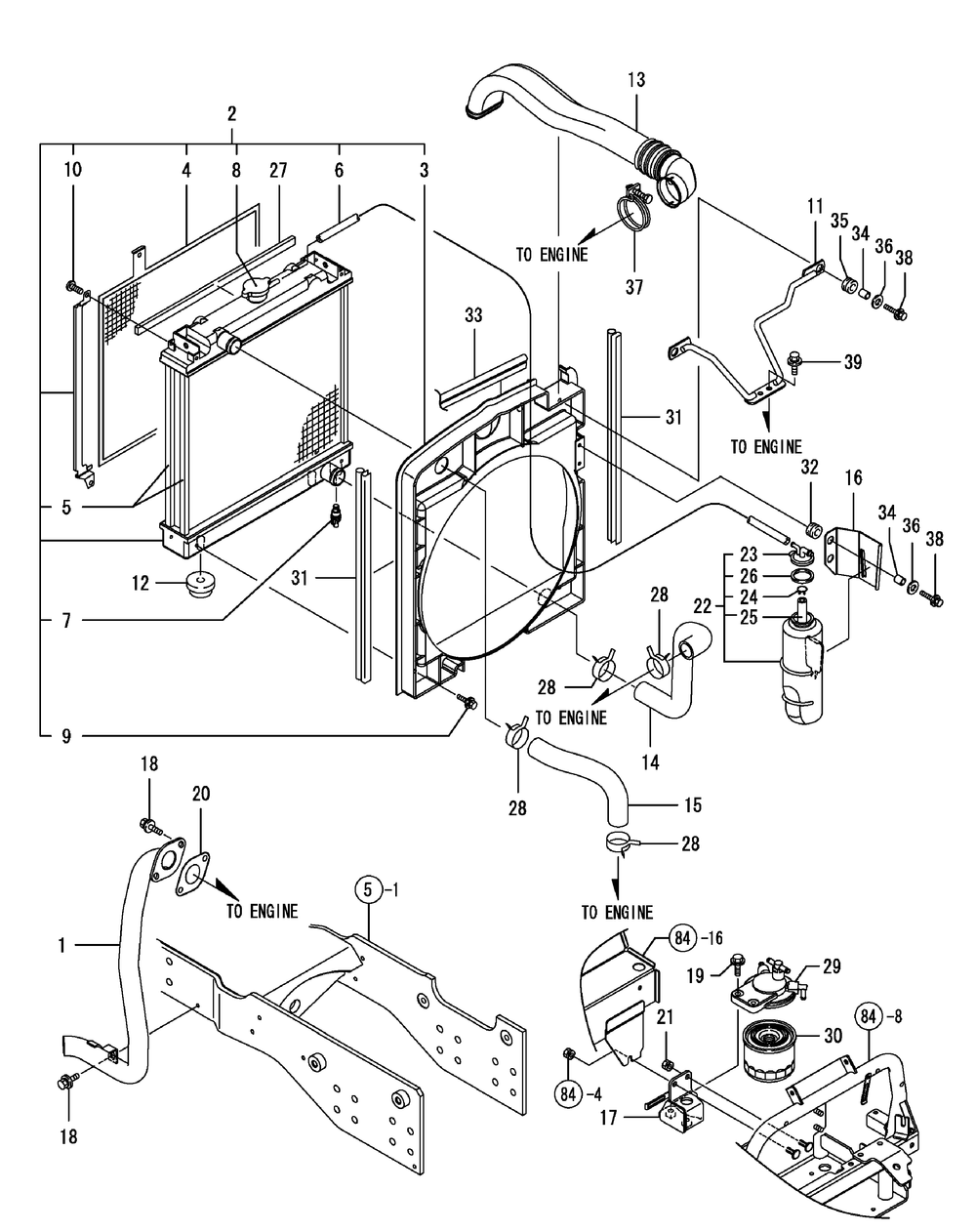 Engine Accessories Diagram and Parts List for SX3100 54ALB4S727-54ALB4SW727-54ALB4SX727-54ALB4SY727-54ALB4SZ727-54AMB4S727-54AMB4SW727-54AMB4SX727-54AMB4SY727-54AMB4SZ727 Cub Cadet Lawn Tractor
